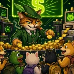 Robinhood Chain memecoin dashboard showing CASHCAT dominance and $285M market cap explosion in days